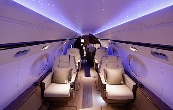 VIP Completions and YODEZEEN complete Gulfstream G550 refurbishment in just eight weeks
